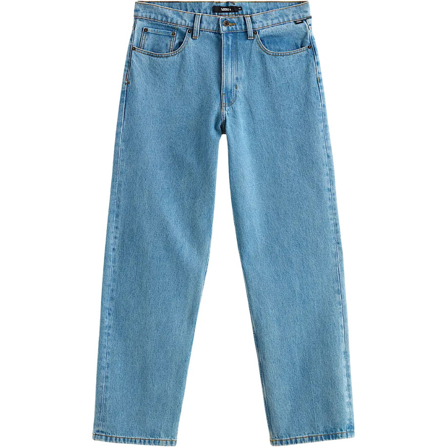 2026 Vans Mens Check-5 Loose Denim Jeans VN000PH6CDX1 - Stonewash / Blue